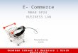 Law E-Commerce 5P24 PPT