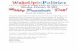 Wake Up to Politics - February 18, 2013 - Happy Presidents' Day! Edition