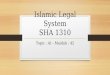 Islamic Legal System