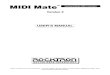 Rocktron Midi Mate  User manual