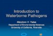 Introduction to waterborne pathogens
