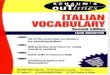 0296483 88BAC Schaum s Italian Vocabulary