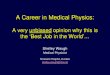 A Career in Medical Physics