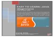 Easy to Learn- Java