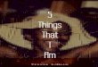 5 Things That I Am