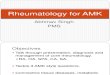 Rheumatology for AMK