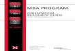 MBA OrientationGuide