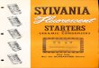 Sylvania Fluorescent Starters 1957 Brochure