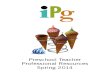 IPG Spring 2014 Preschool Teacher Professional Resources
