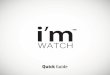 Im Watch Quck User Guide