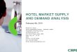 02.04.2010 Hotel Market Supply and Demand Analysis CB Richard Ellis