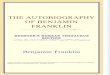 [Benjamin Franklin] the Autobiography of Benjamin (Bookos-z1.Org)