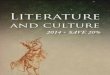 2014 Literature and Culture Brochure