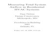 Measuring Total System Airflow in Residential HVAC Systems