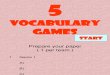 40325474 Vocabulary Games