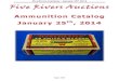 Five Rivers Auctions January 2014 Auction Ammunition Catalog