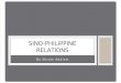 Sino-Philippine Relations