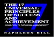 Napoleon Hill -Pathway to Personal Success