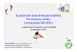 CSR Provisions Under Companies Bill 2012