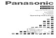 Operation Manual Panasonic AJ-D950