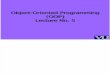Object Oriented Programming (OOP) - CS304 Power Point Slides Lecture 05