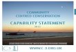 Community Centred Conservation C3 Capability Statement 2013
