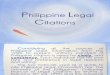 Philippine Legal Citations-Report