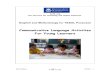 Communicative Activities for Young Learners Student Booklet