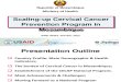 Scaling-up Cervical Cancer Prevention Program in Mozambique Powerpoint