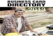 Nevada Appeal & Record-Courier Business Card Directory 2013