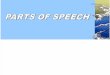 A Parts of Speech - Week 1