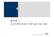 BPM - Condensed Setup Guide