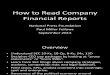 Bill Roberts-- How to Read Company Financial Statments; A Primer for Journalists