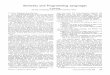 Semiotics of Programming Languages