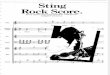 Sting - Rock Score (Band Songbook)