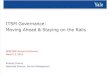 ITSM Governance: Moving Ahead and Staying on the Rails (166234809)