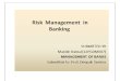 Management of banks