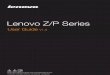 Userguide for Lenova Z/P series