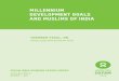 Millennium Development Goals and Muslims of India