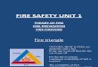 1. Fire Safety Unit 1