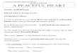 6 How to Have a Peaceful Heart - Psalm 4 1-8