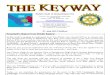 The Keyway - Weekly newsletter of the Rotary Club of Queanbeyan - 31 July 2013 Edition