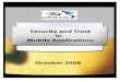3G Americas Security and Trust in Mobile Applications October 2008