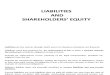 Liabilities and Shareholders Equity