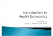 Health Economics - Prelims