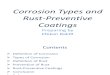 Corrosion Types and Rust-Preventive Coatings