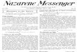 Nazarene Messenger - April 1, 1909