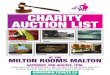 Charity Auction Booklet for the Charlie Mortimer FUND