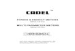 Cadel 601 Energy Mtr Manual
