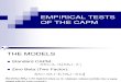 Empirical Tests of Capm